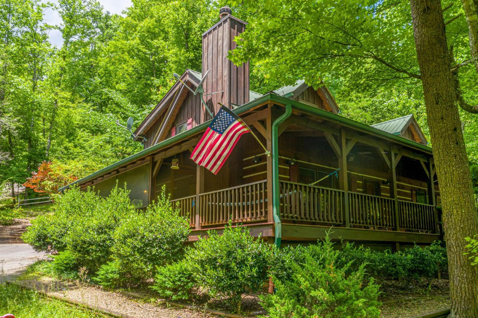 Pigeonforge Cabin Game Roomdog Friendlyhot Tub Pigeon Forge Buitenkant foto